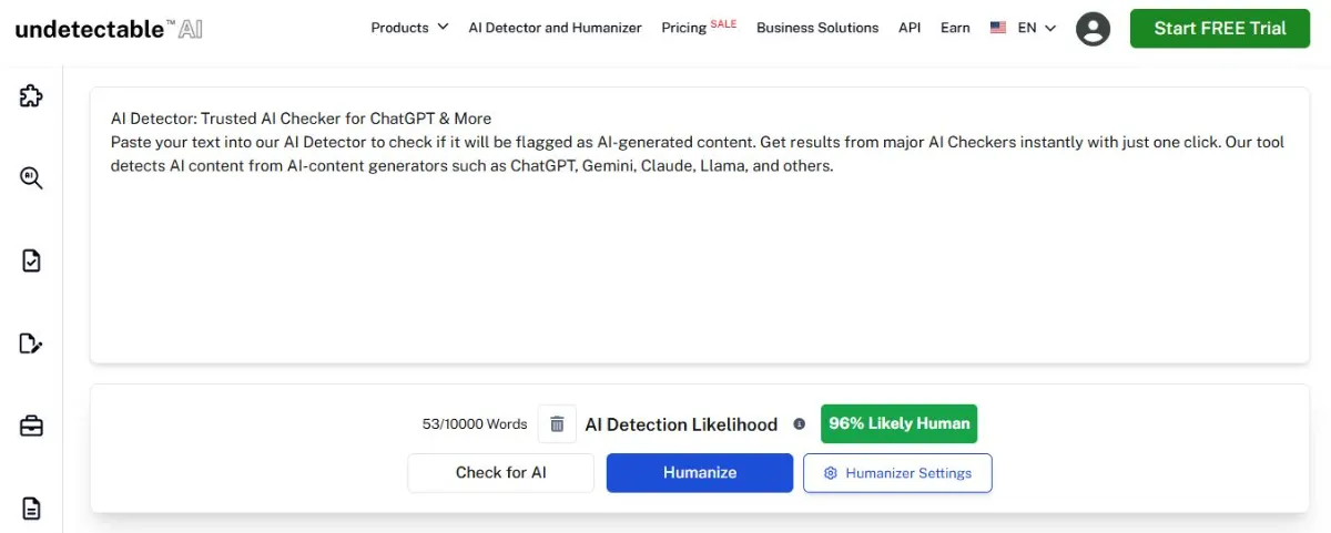 AI Detector Trusted AI Checker for ChatGPT & More