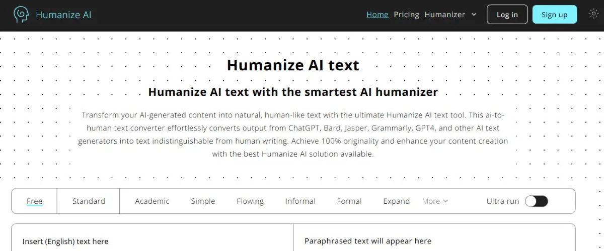 Humanize AI – Best for Different Writing Styles
