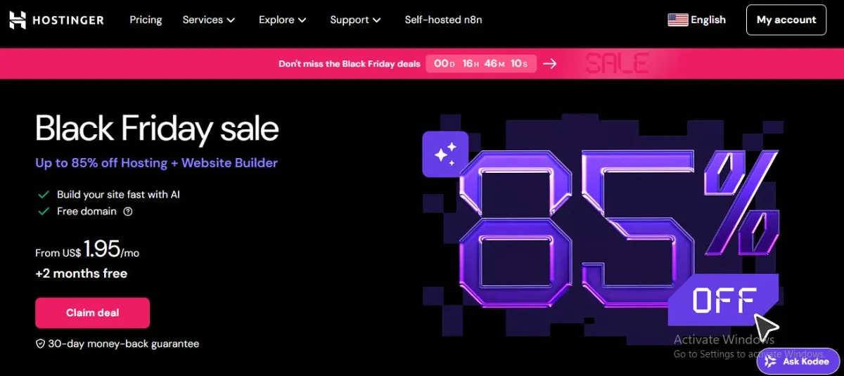 Hostinger AI Website Builder